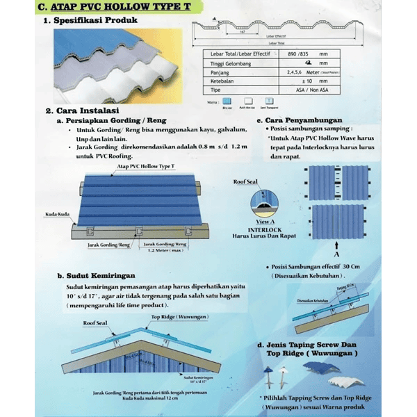Atap UPVC Maspion Superoof - Image 7