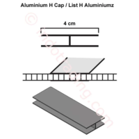 List H Profil Aluminium
